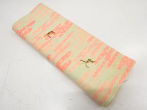 アンティーク　ヱ霞に桜模様　長襦袢地反物